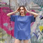 UV-SS5082300400   camiseta oversize mujer rotos - Imagen 3