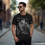 TSRA190018 CAMISETA ESTAMPADO IMAGEN GARABATO