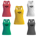 PACK 5 CAMISETA TIRANTES BASICA ESPALDA NADADOR ESTAMPADO LOGO LOKY - Imagen 4